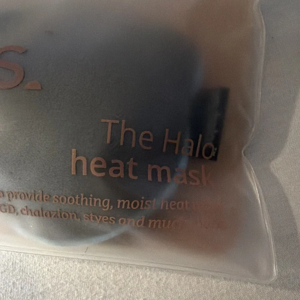 Halos The Halo Heat Mask Gray Heat Eye/Face Mask with Adjustable Strap